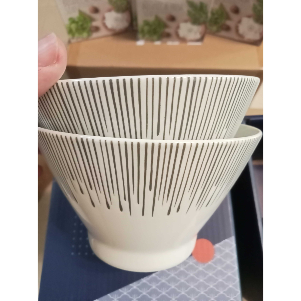 日式青黛系列手繪斗笠碗組(2入)-細節圖5