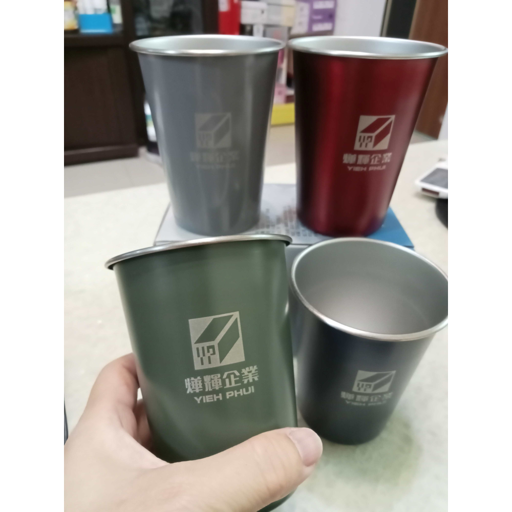燁輝 304不銹鋼野營杯四入組350ml-細節圖3