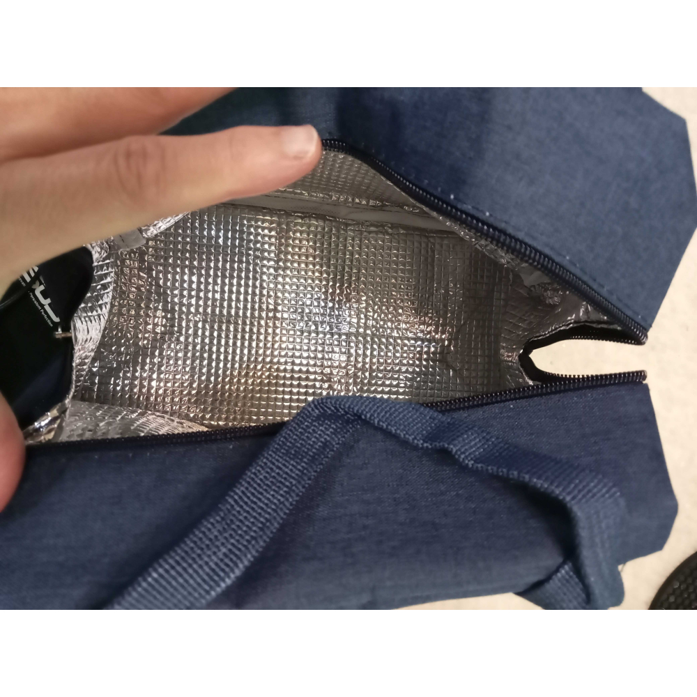 HOYA厚材質 耐用保溫提袋 （牛仔藍) 午餐袋 便當袋-新亞-細節圖6