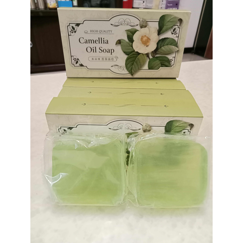 苦茶油皂 Camellia Oil Soap 苦茶皂 苦茶油香皂 皂 透明皂 100g×2入-細節圖2