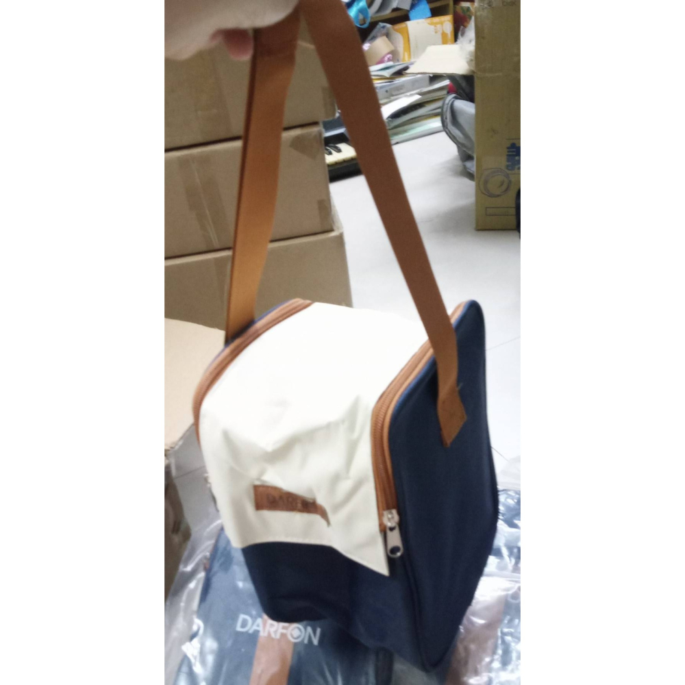 Darfon 達方保溫餐袋 牛津布保溫袋 保冷袋 內層鋁箔 股東會紀念品 全新16×17×25-細節圖3