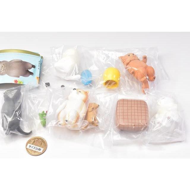 現貨 Reiko Kamano 貓咪插畫公仔 轉蛋 扭蛋 橘貓 臘腸 狗 貓奴 虎斑 三花 灰貓 柴柴 柴犬 動物扭蛋-細節圖2