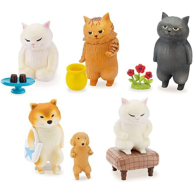 現貨 Reiko Kamano 貓咪插畫公仔 轉蛋 扭蛋 橘貓 臘腸 狗 貓奴 虎斑 三花 灰貓 柴柴 柴犬 動物扭蛋-細節圖3