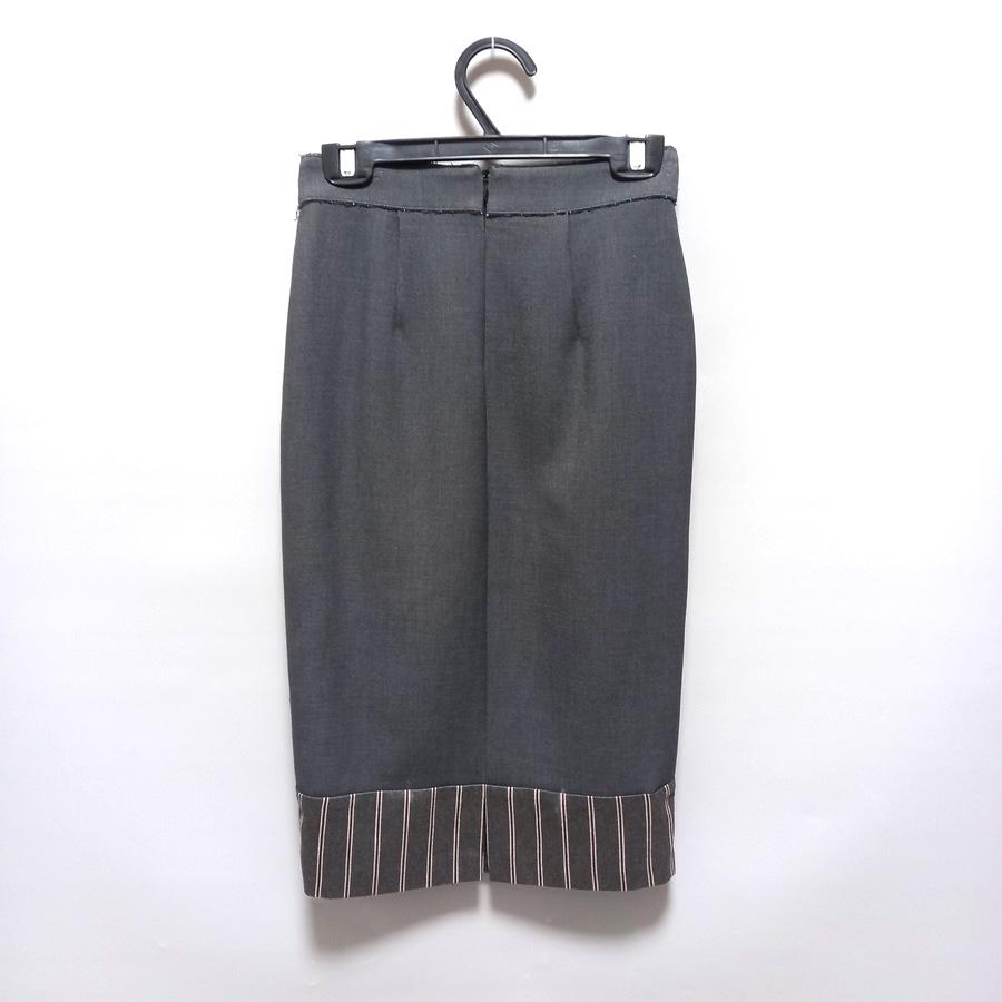 220902MARJORIE灰色窄裙S二手-細節圖2