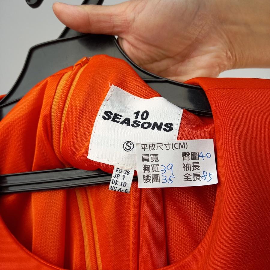 220301品牌10SEASONS洋裝二手-細節圖3