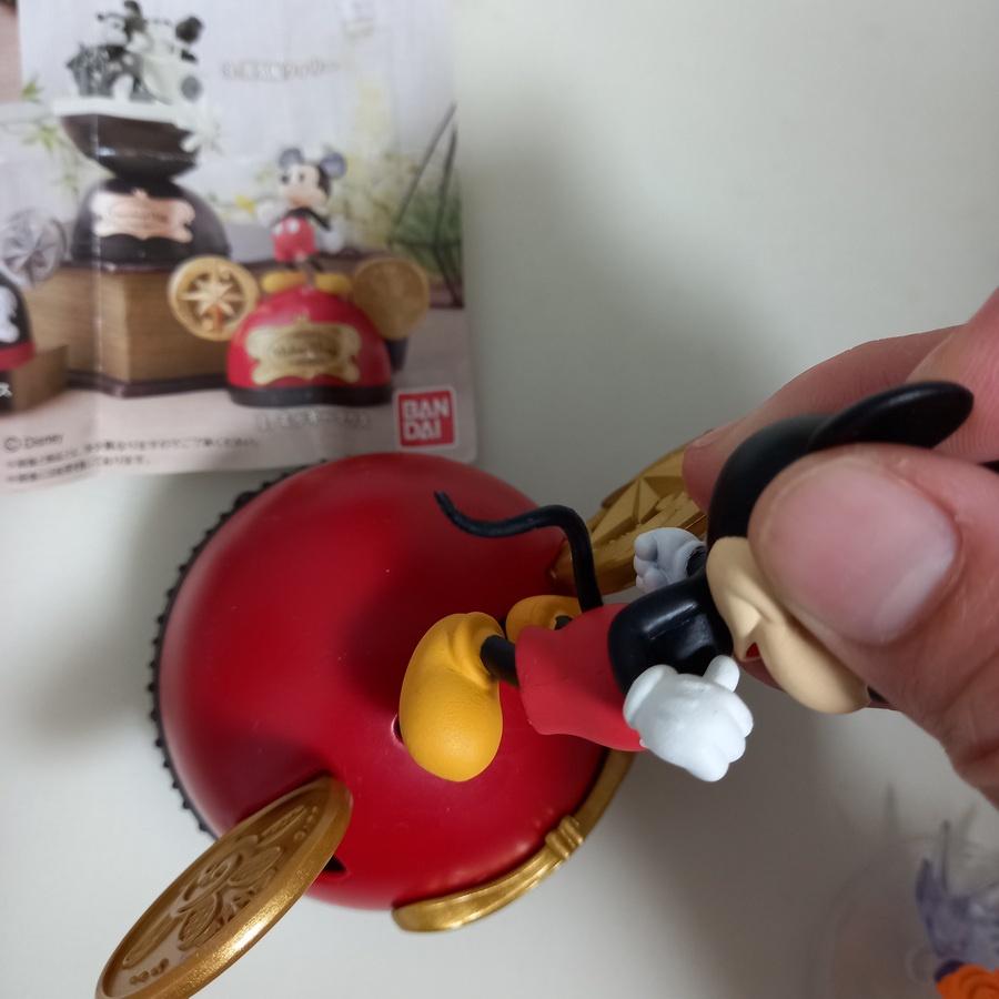 220301 BANDAI 扭蛋 轉蛋 Capchara DISNEY米奇  七龍珠 自在極易悟空 二手-細節圖2