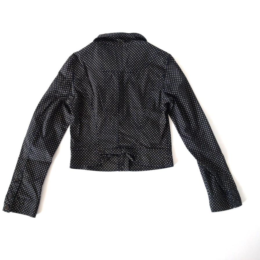 220201NET Ladies黑色白色點點外套6上衣二手-細節圖2