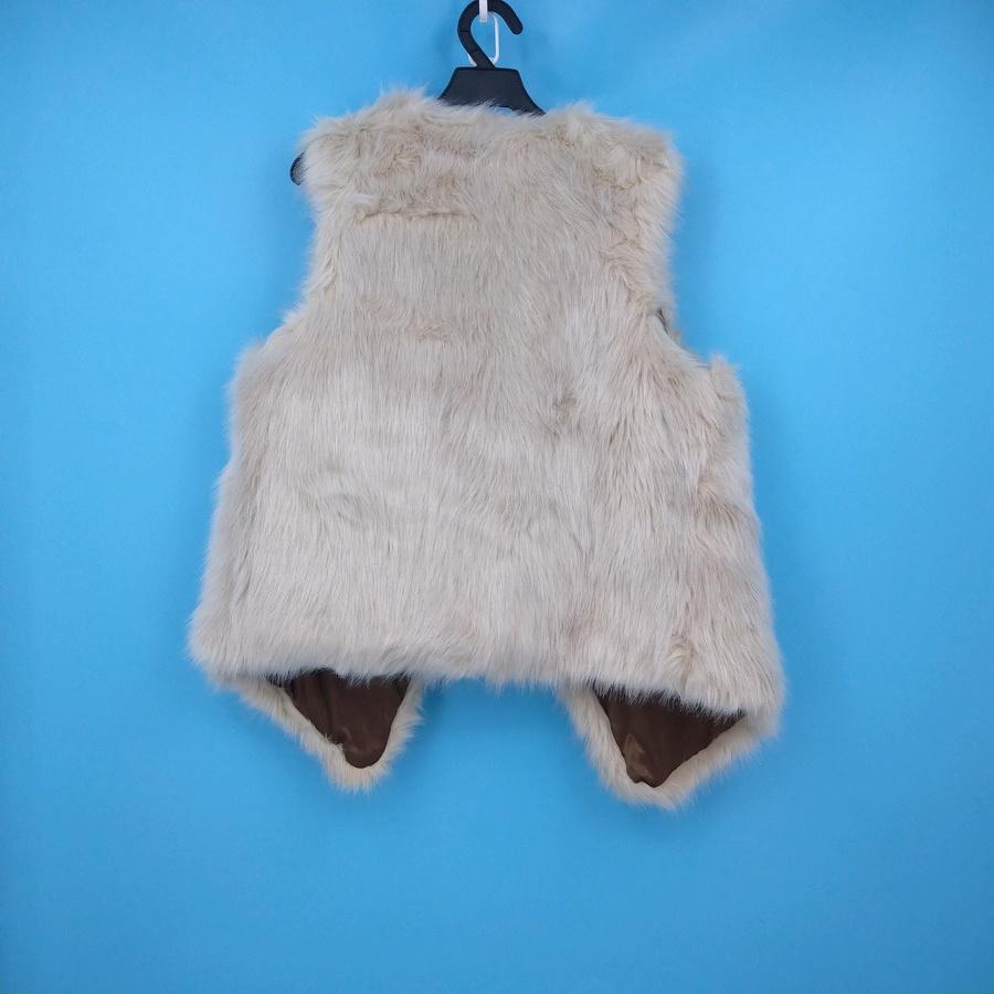 211204浮誇貴婦毛毛背心二手-細節圖2