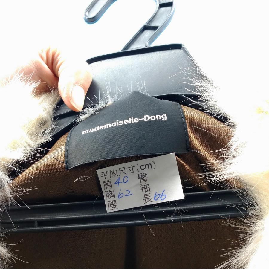 211204浮誇貴婦毛毛背心二手-細節圖3