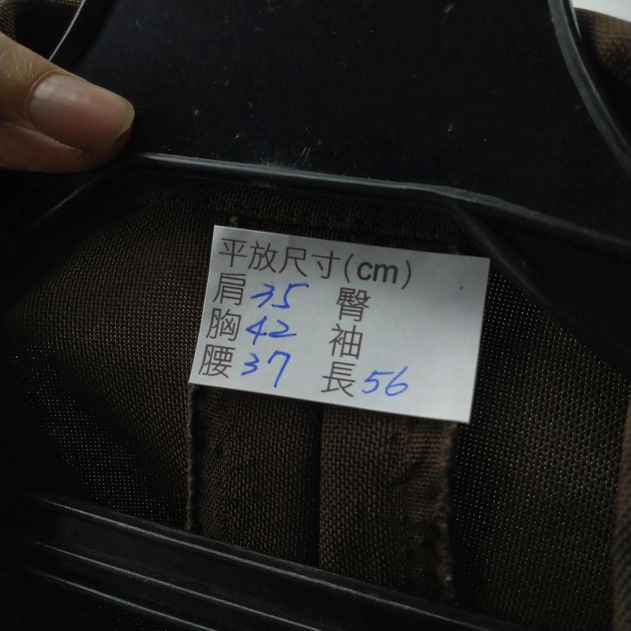 211201舊愛古著褐色腰身領子背心二手-細節圖3