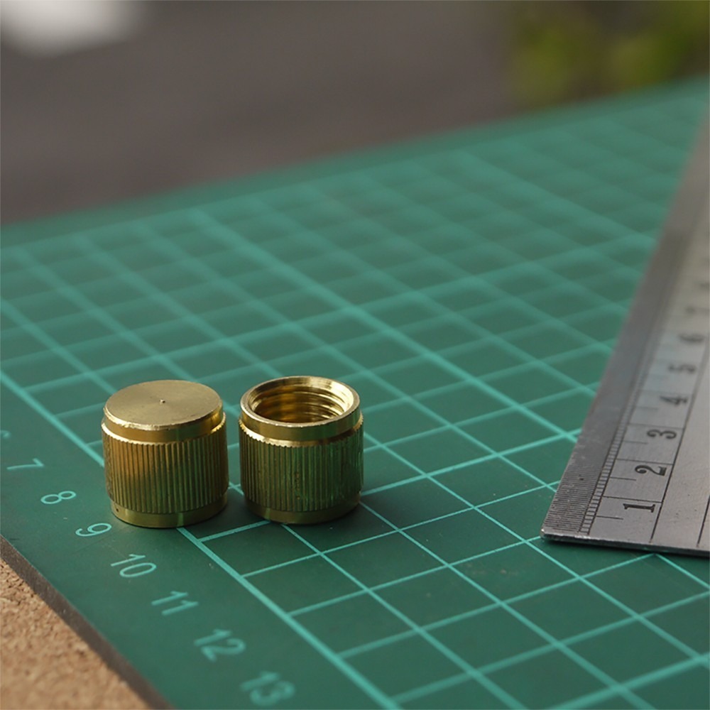 【Top Cool 台灣】2分密頭 1/4 SAE 黃銅蓋 防止洩漏 冷媒蓋-細節圖5