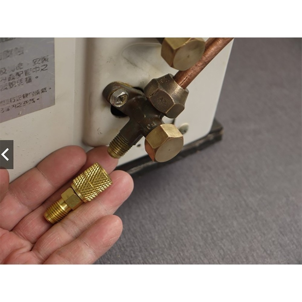 【全國冷媒 B2B】 R410A R32 加冷媒轉換接頭 2分半轉2分-細節圖3
