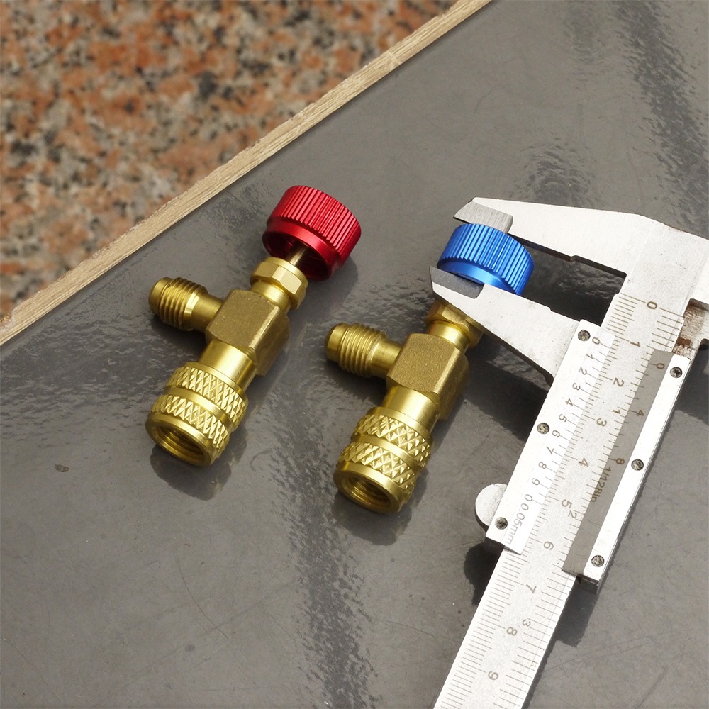 【全國冷媒 B2B】R32 R410A  R22 R417A 灌冷媒 拔管防噴濺凍傷 加冷媒安全閥 空調安全閥-細節圖2