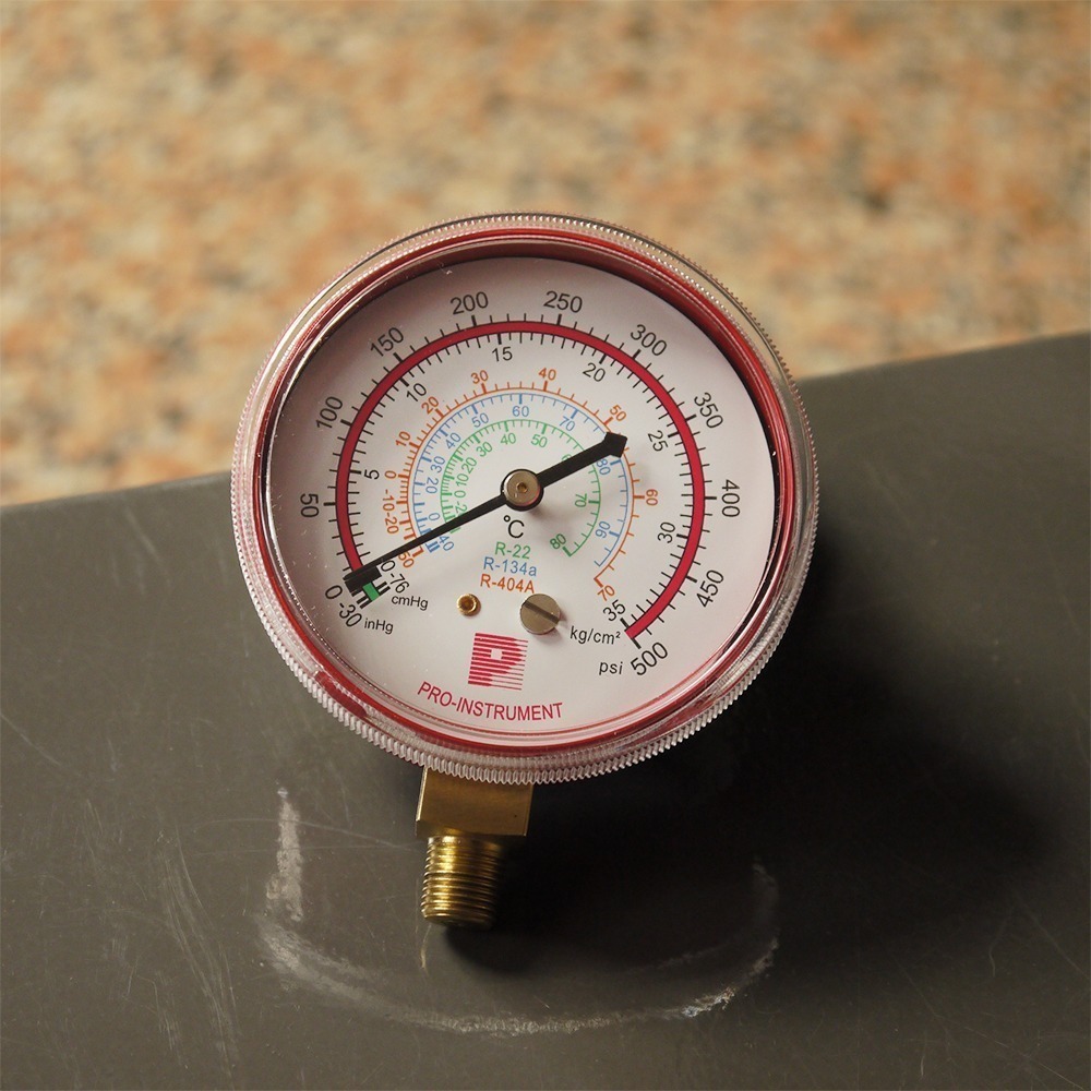 【台灣精品】R134a汽車冷媒低壓錶 R134a冷媒 汽車冷氣 汽車空調 R404A R22冷媒錶-細節圖3