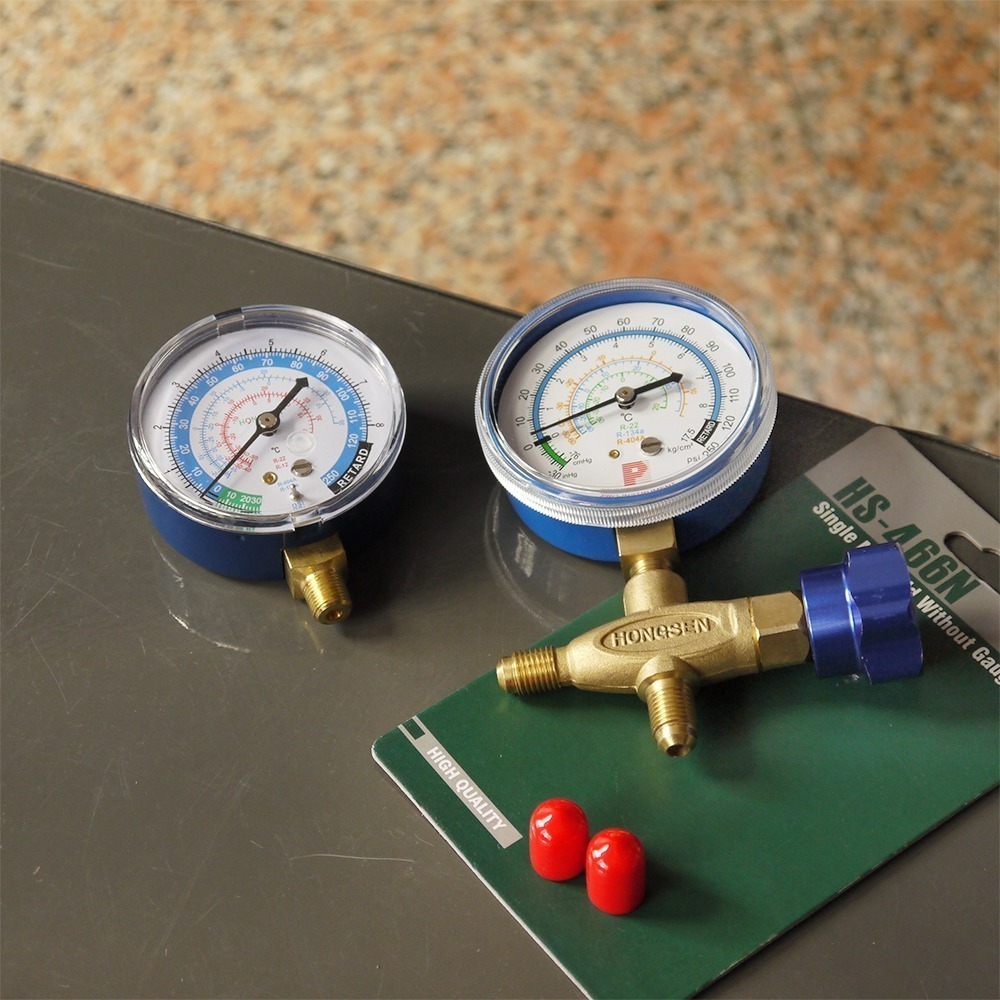 【台灣精品】R134a汽車冷媒低壓錶 R134a冷媒 汽車冷氣 汽車空調 R404A R22冷媒錶-細節圖7