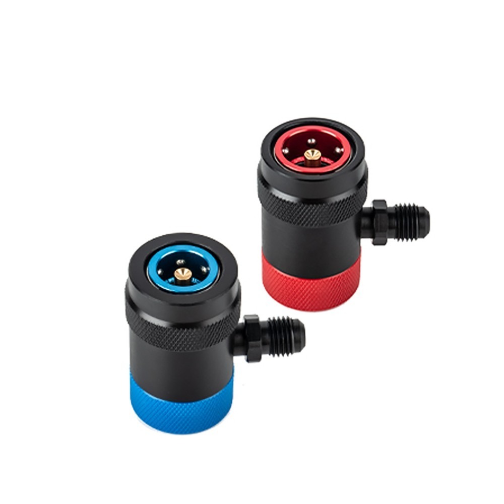 【全國冷媒 B2B】電動車 一般車兩用 不導電高低壓快速接頭(高低壓一對) R134a汽車空調 R134a冷媒-細節圖3