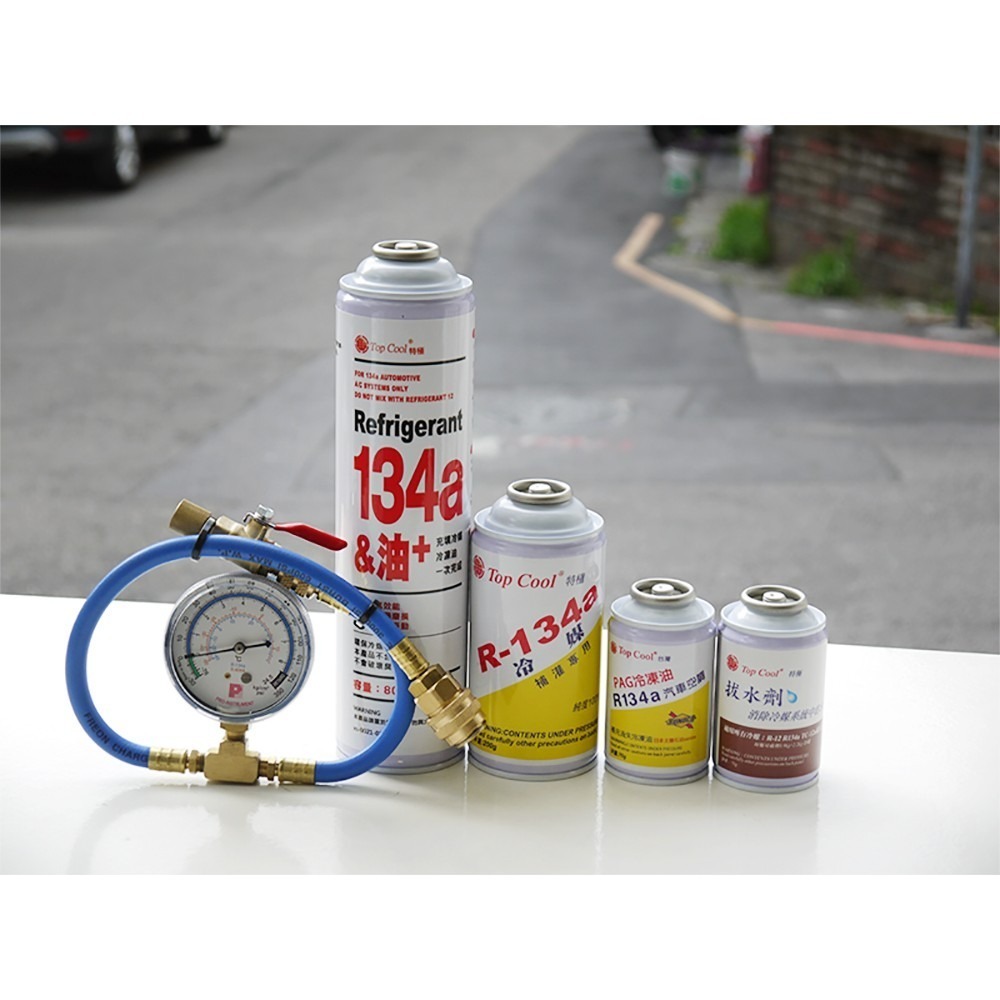 【Top Cool 台灣】CT-250 罐裝冷媒充填錶組 R134a冷媒-細節圖3