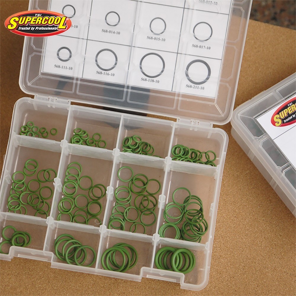 【Supercool 超級冷】200條 R134汽車冷媒油封 O型環 氣密圈 密封膠圈空調冷氣維修O-RING 美國進口-細節圖2