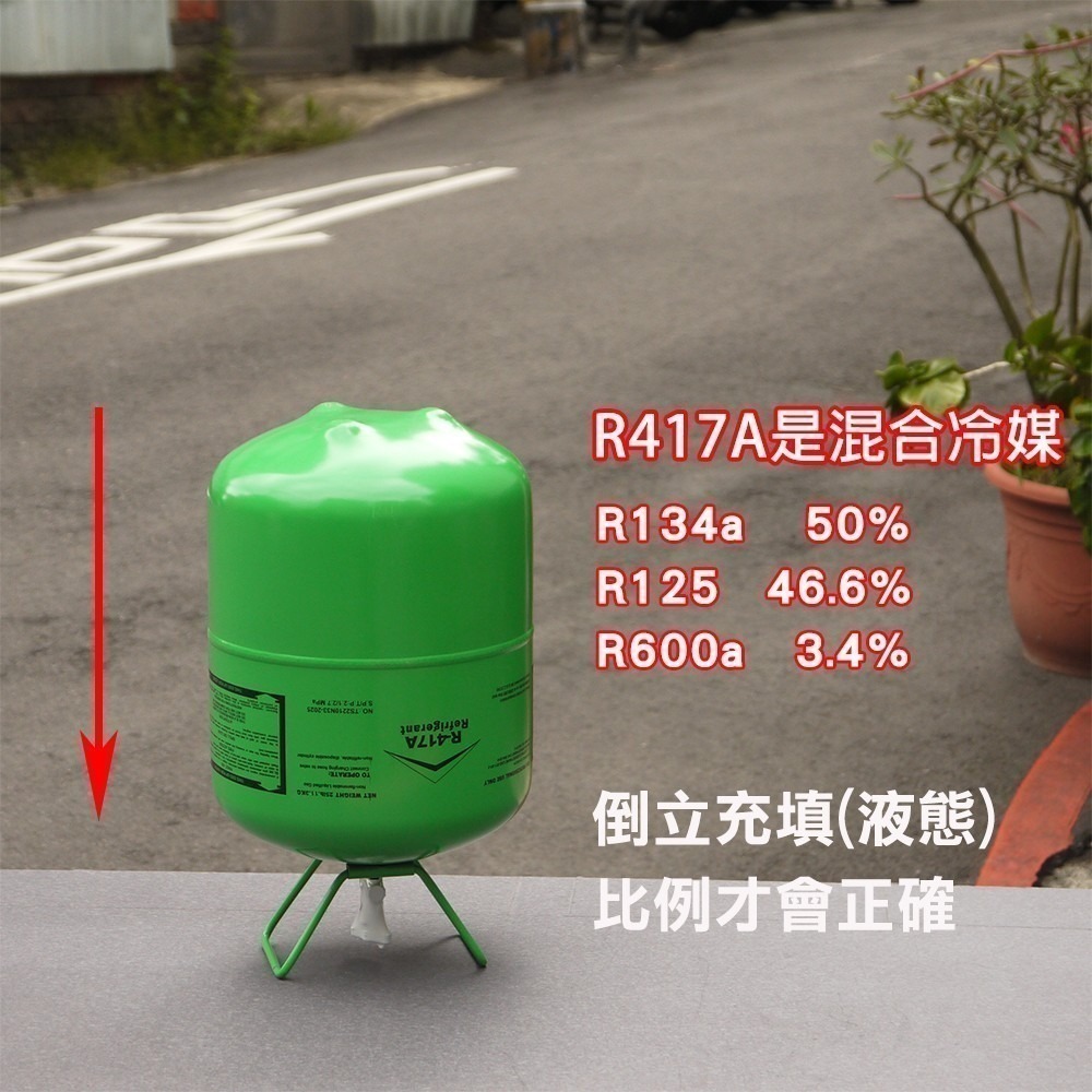 【全國冷媒 B2B】R417A冷媒  替代R22冷媒  25磅/11.3kg 家用冷氣 家用空調-細節圖5