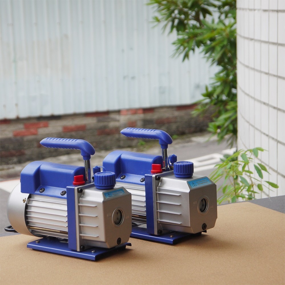 【全國冷媒 B2B】 DIY灌冷媒真空幫浦 真空泵浦 1/4HP  110V 汽車空調 家用空調-細節圖2
