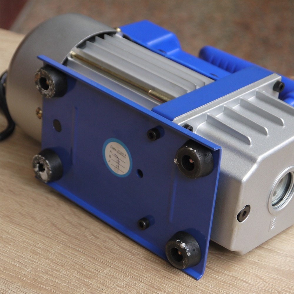 【全國冷媒 B2B】 DIY灌冷媒真空幫浦 真空泵浦 1/4HP  110V 汽車空調 家用空調-細節圖8