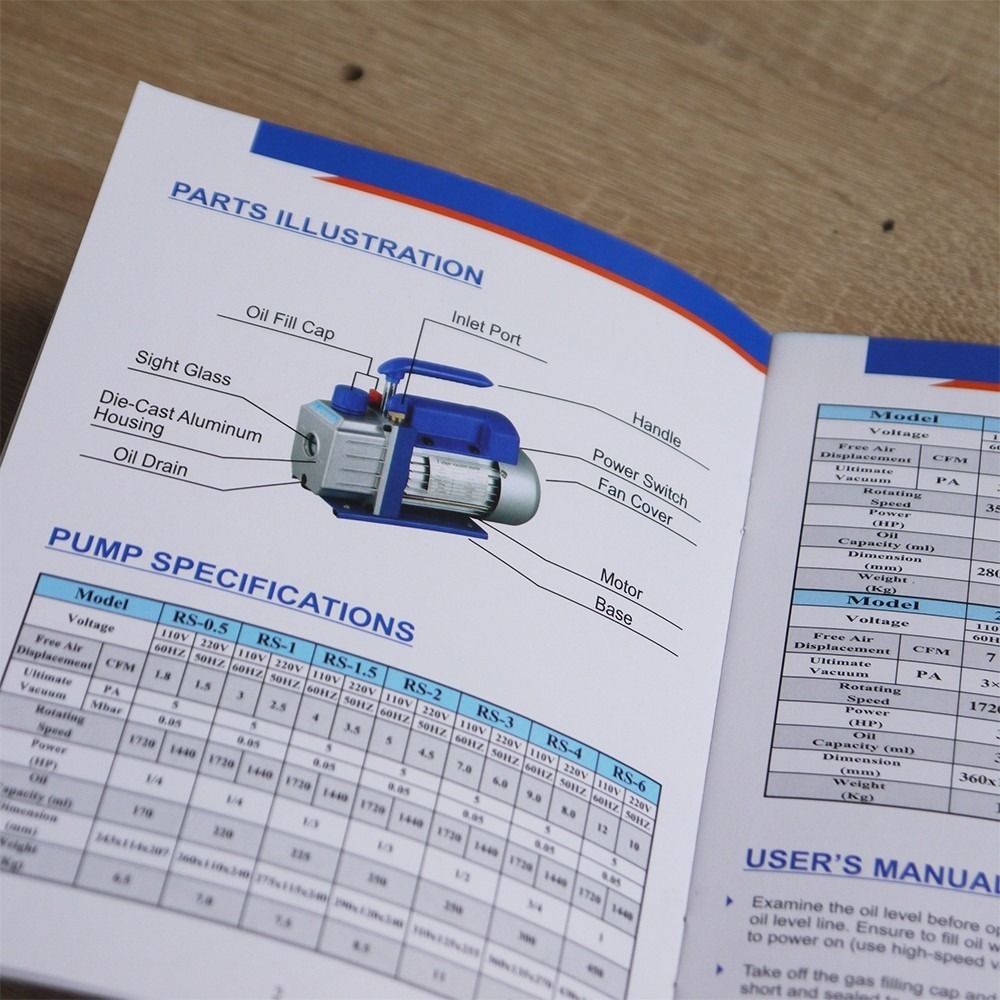 【全國冷媒 B2B】 DIY灌冷媒真空幫浦 真空泵浦 1/4HP  110V 汽車空調 家用空調-細節圖10
