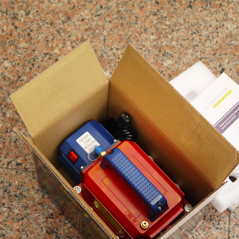 【Top Cool 台灣】無水分 110V 330W 46L 抽打兩用真空泵 真空幫浦 汽車冷氣 R134a冷媒-細節圖5