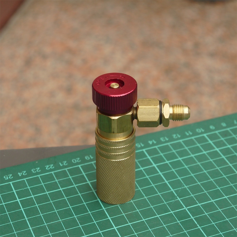 加長高壓快速接頭  適用2003-2009 5 系 BMW E60 和部分volvo車型 R134a冷媒 汽車冷氣-細節圖4