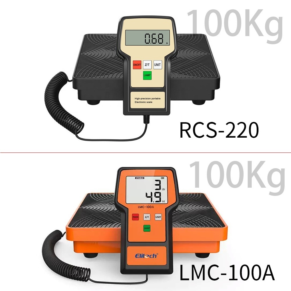 原裝進口普用型二款冷媒電子秤【高精度RCS-220】【精創LMC-100A】 冷媒填充 R410A R134a-細節圖2