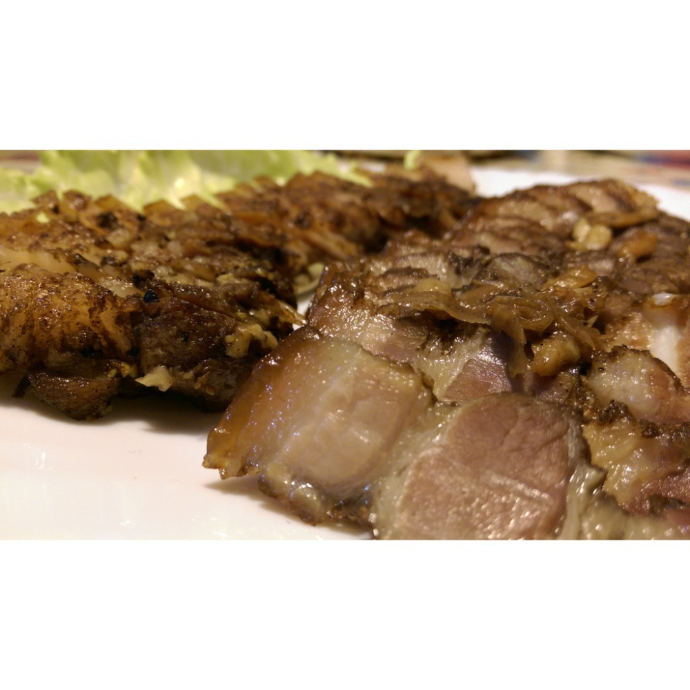 純手工自製客家鹹豬肉(台灣溫體豬肉)~450克±10%完美的外香酥內多汁的口感-細節圖4