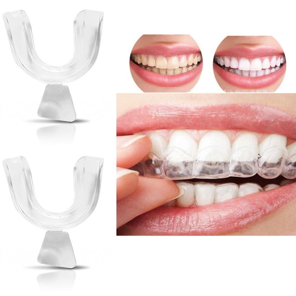 【台灣現貨】牙齒美白塑型齒模牙托上下各一護牙套 牙齒保護器 止鼾防鼾磨牙牙套 打呼 牙膏套 另有FastWhite齒速白-細節圖2