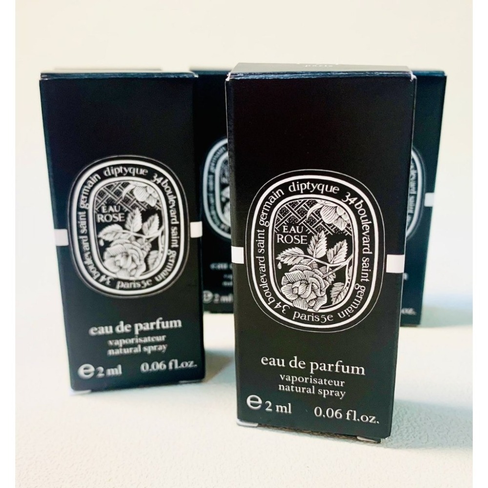 【現貨 原廠試管香水】Diptyque 淡香精 肌膚之華 玫瑰之水 譚道 希臘無花果 影中之水 2ML-細節圖2