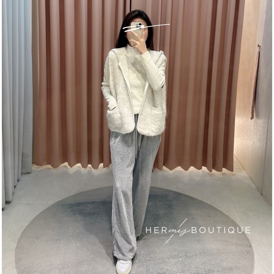 ♥ Her.Mes ♥ 闆娘實拍  高品質保暖棉質絨布褲 bottom-細節圖3