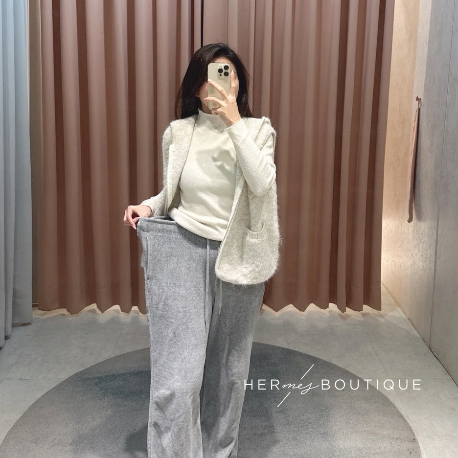 ♥ Her.Mes ♥ 闆娘實拍  高品質保暖棉質絨布褲 bottom-細節圖4