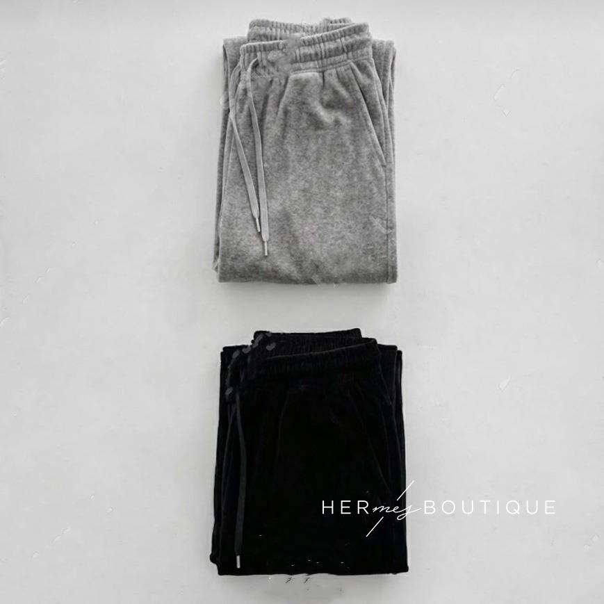 ♥ Her.Mes ♥ 闆娘實拍  高品質保暖棉質絨布褲 bottom-規格圖11