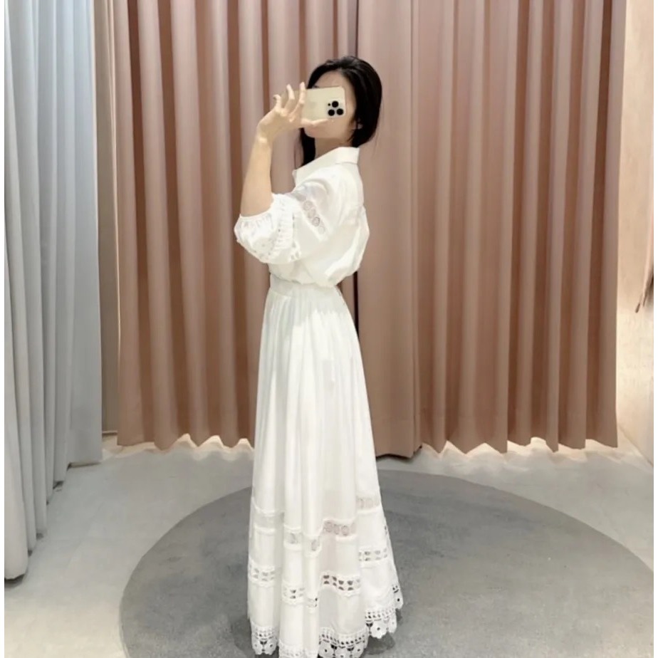 現貨♥︎ 赫米 ♥︎ Her.Mes  歐洲布 法式優雅多穿緹花二件式套裝 #婚禮套裝 SET-細節圖9