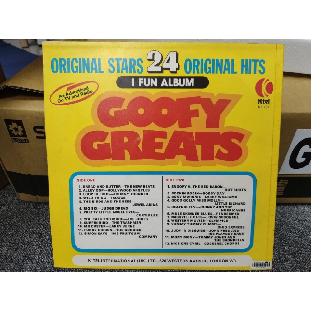 二手黑膠唱片-西洋 Goofy Greats(西洋合輯)-細節圖2
