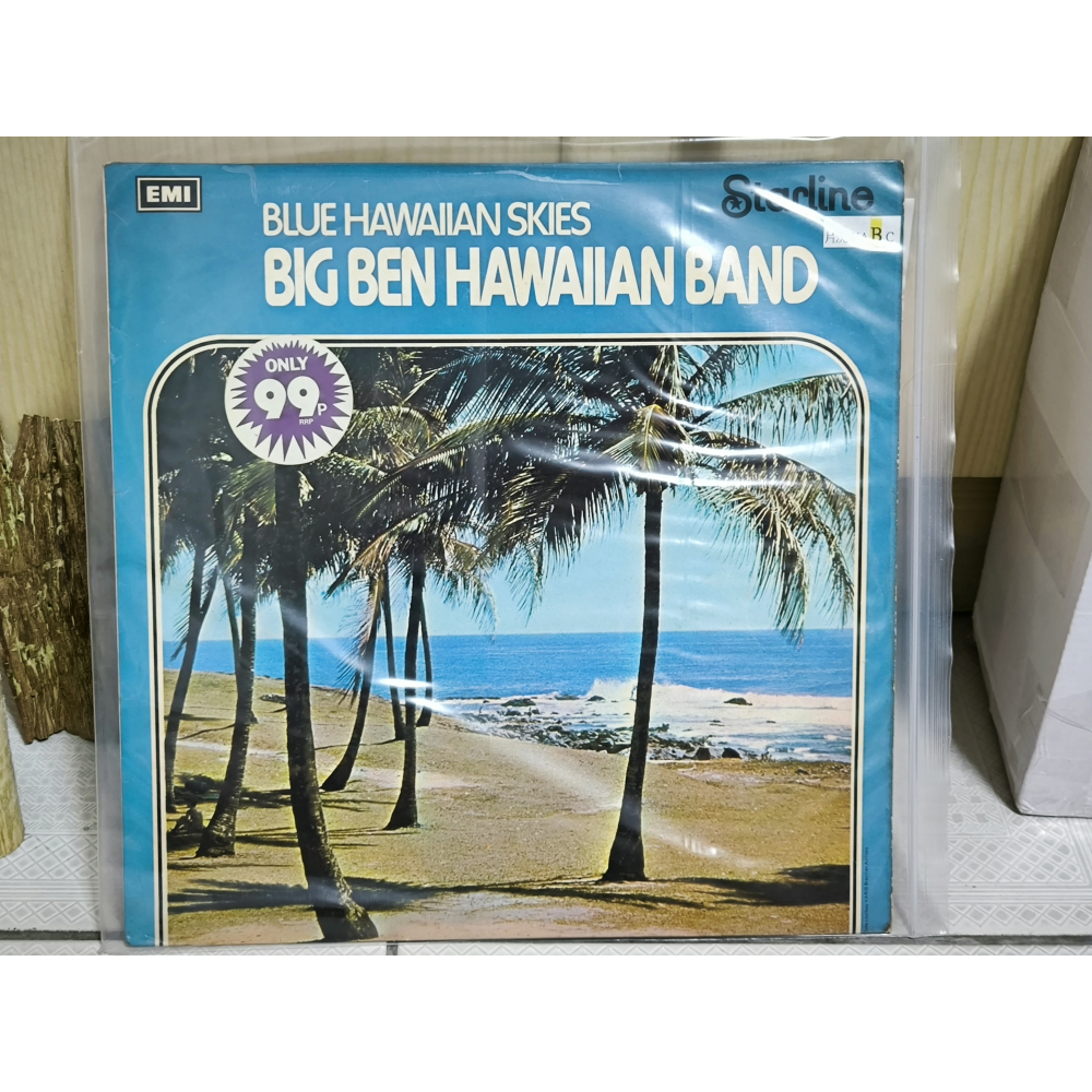 二手黑膠唱片-Big Ben Hawaiian Band blue hawaiian skies
