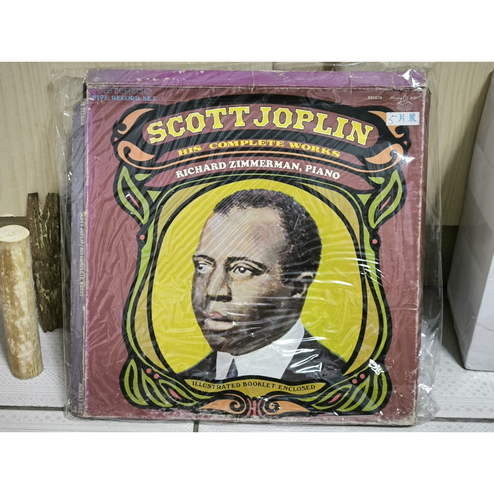 二手黑膠唱片-Scott Joplin Richard Zimmerman