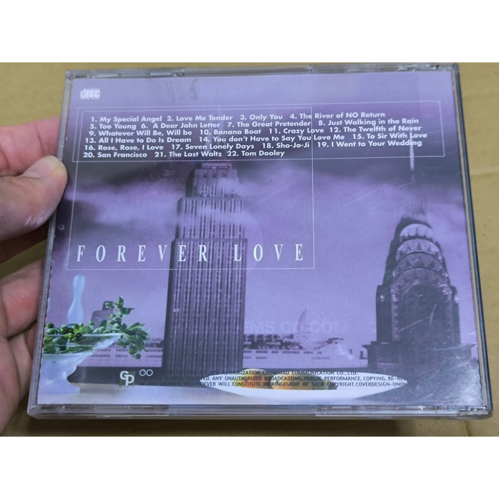 二手CD-FOREVER LOVE 2 CN3525068-細節圖2