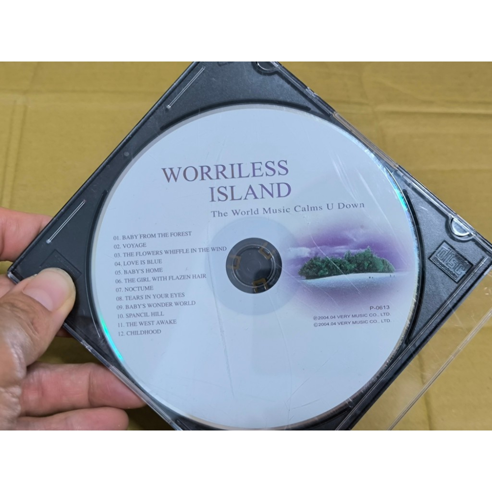 二手CD-Worriless Island 裸片 CN3525085-細節圖2