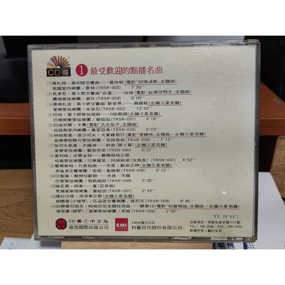 二手CD-最受歡迎的點播名曲 CD書1 CN1025074-細節圖2