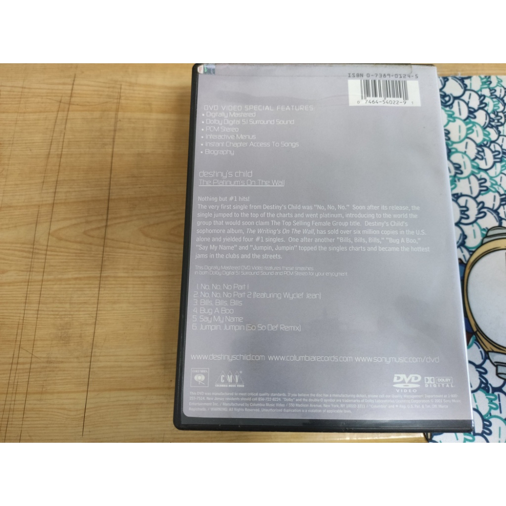 二手DVD-destiny＇s child The Platinum＇s The Wall DE1025053-細節圖2