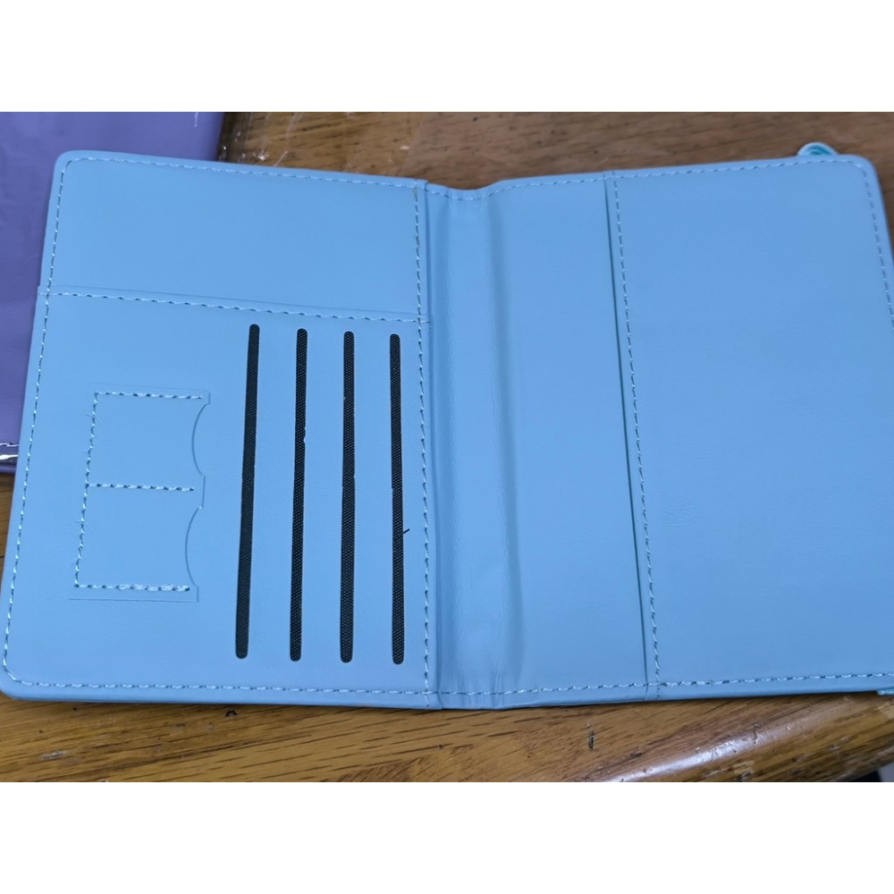 全新久放-護照套 護照夾 機票 保護套 sim卡收納套 多功能 出國 多卡位-細節圖3