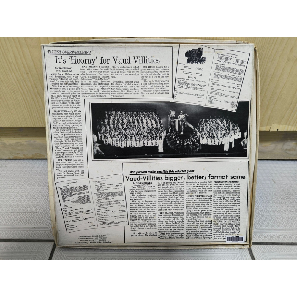二手黑膠-vaud-villities 1974 hooray for hollywood 3片-細節圖2