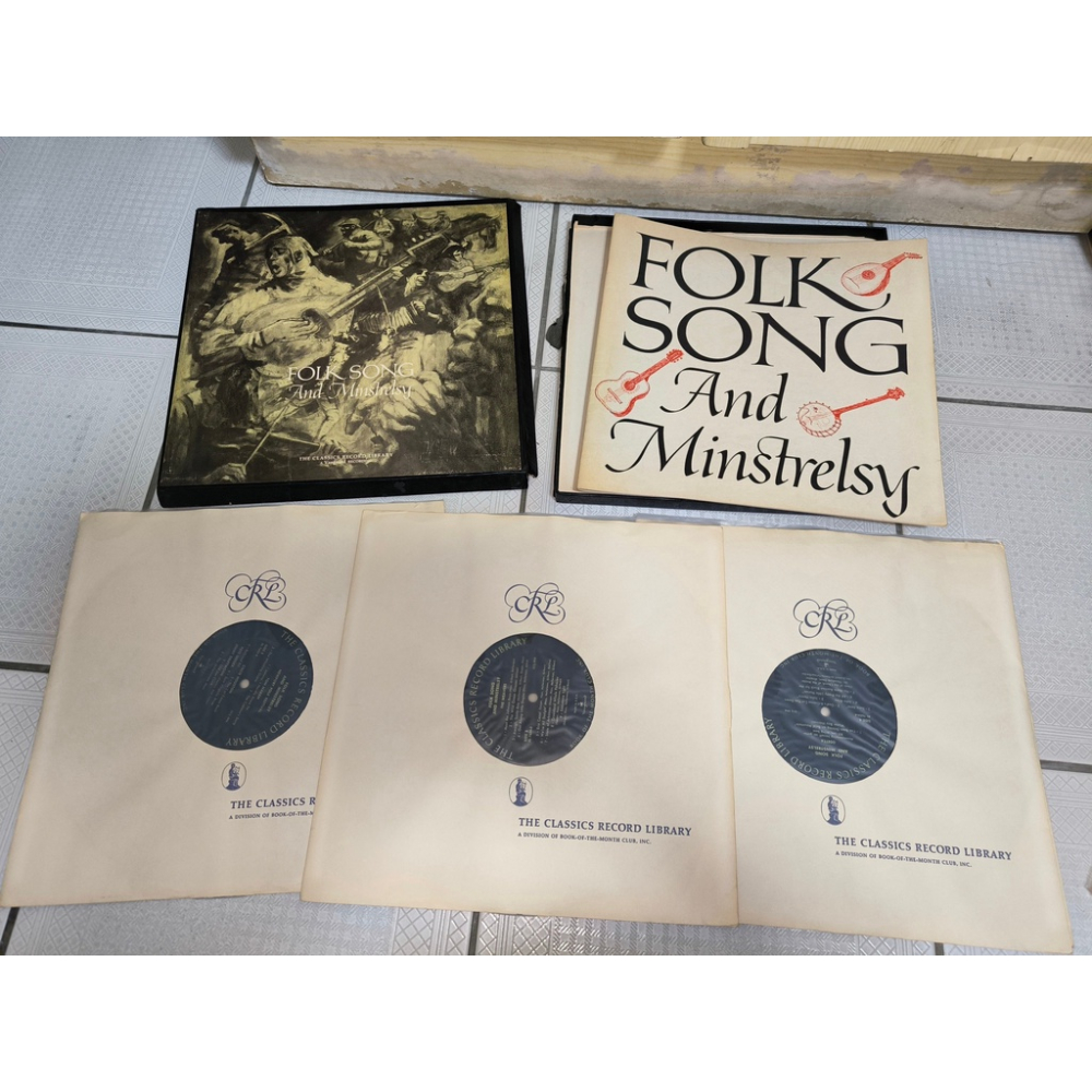 二手黑膠-Folk Song and Minstrelsy 3片-細節圖2