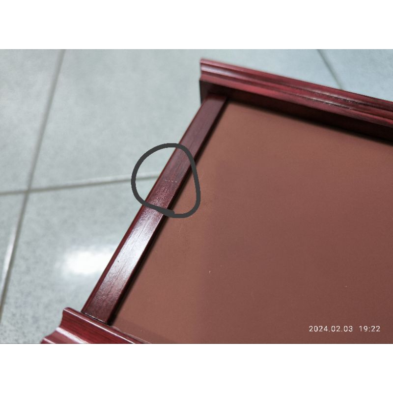 二手-玻璃木框 展示盒 展示櫃 包裝盒 公仔收納盒 立體擺件盒 尺寸標示如圖-細節圖5