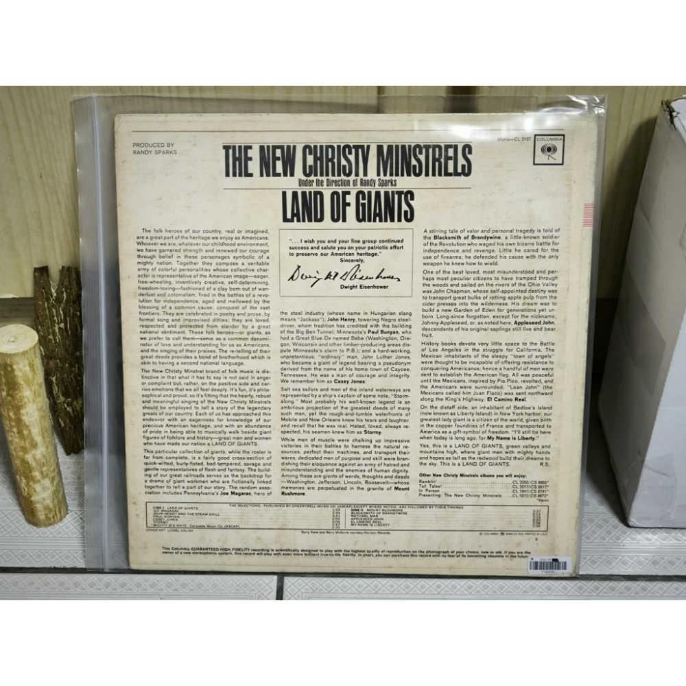 二手黑膠唱片-新克利斯提詩 New Christy Minstrels Land of Giants-細節圖2