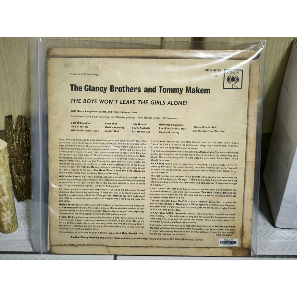 二手黑膠唱片-The Clancy Brothers & Tommy Makem Won＇t Leave-細節圖2