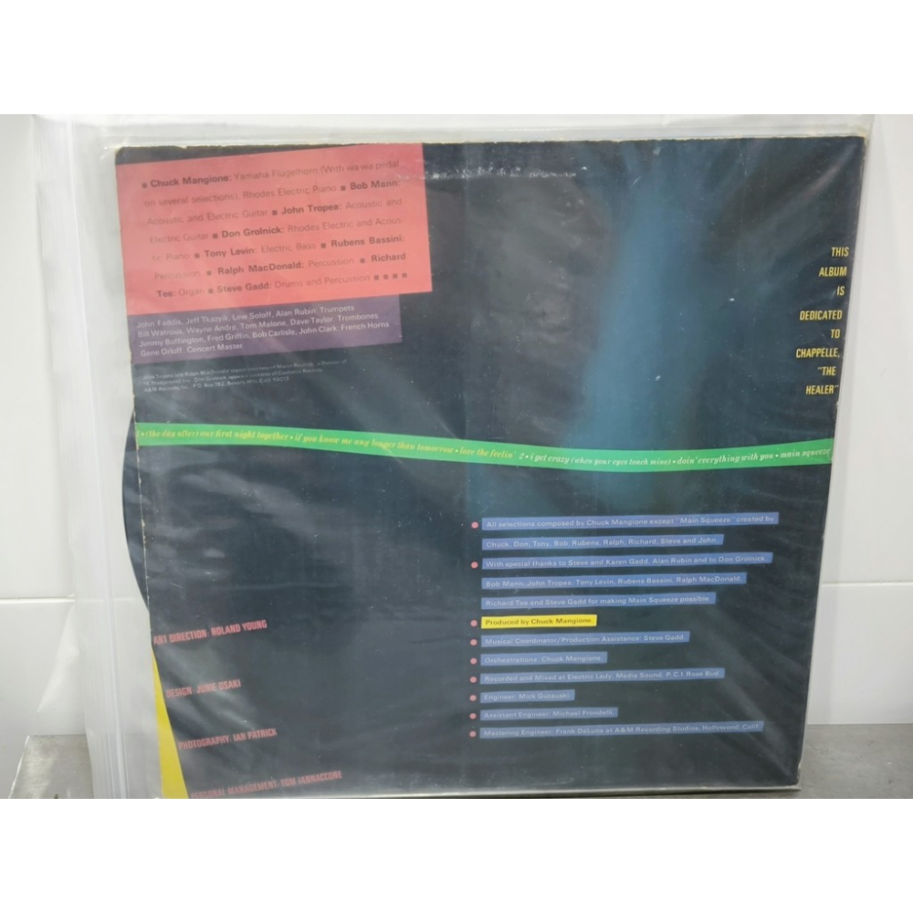 二手黑膠唱片-Chuck Mangione Main Squeeze Our First Night-細節圖2